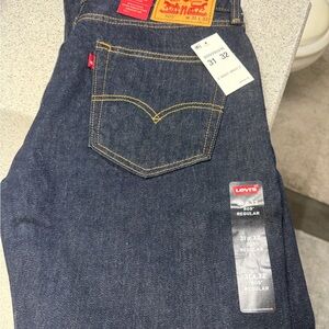 Levi's Men's Deep Blue Straight Jeans